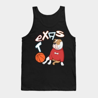 Texas So Chill Bulldogs Basketball Squad Warmup Jersey Tank Top